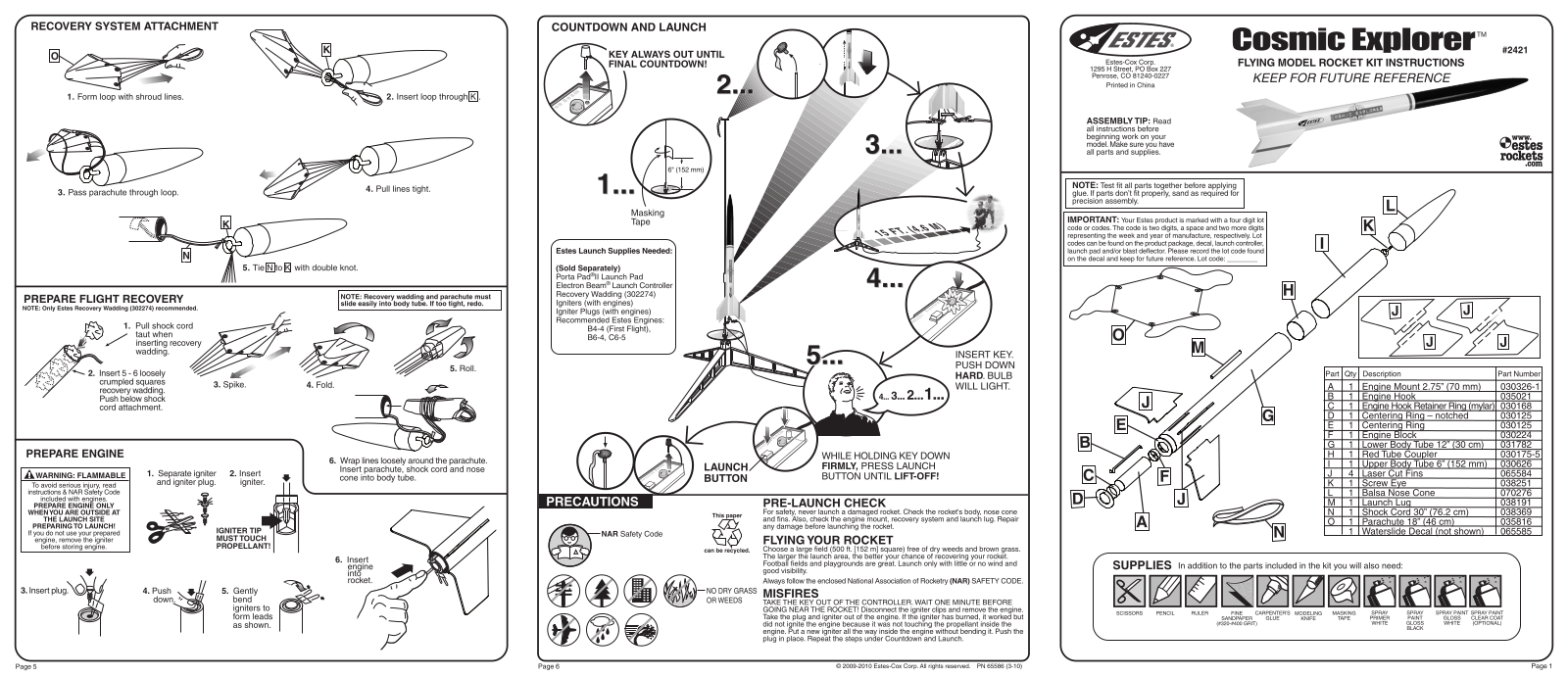 ESTES Cosmic Explorer User Manual