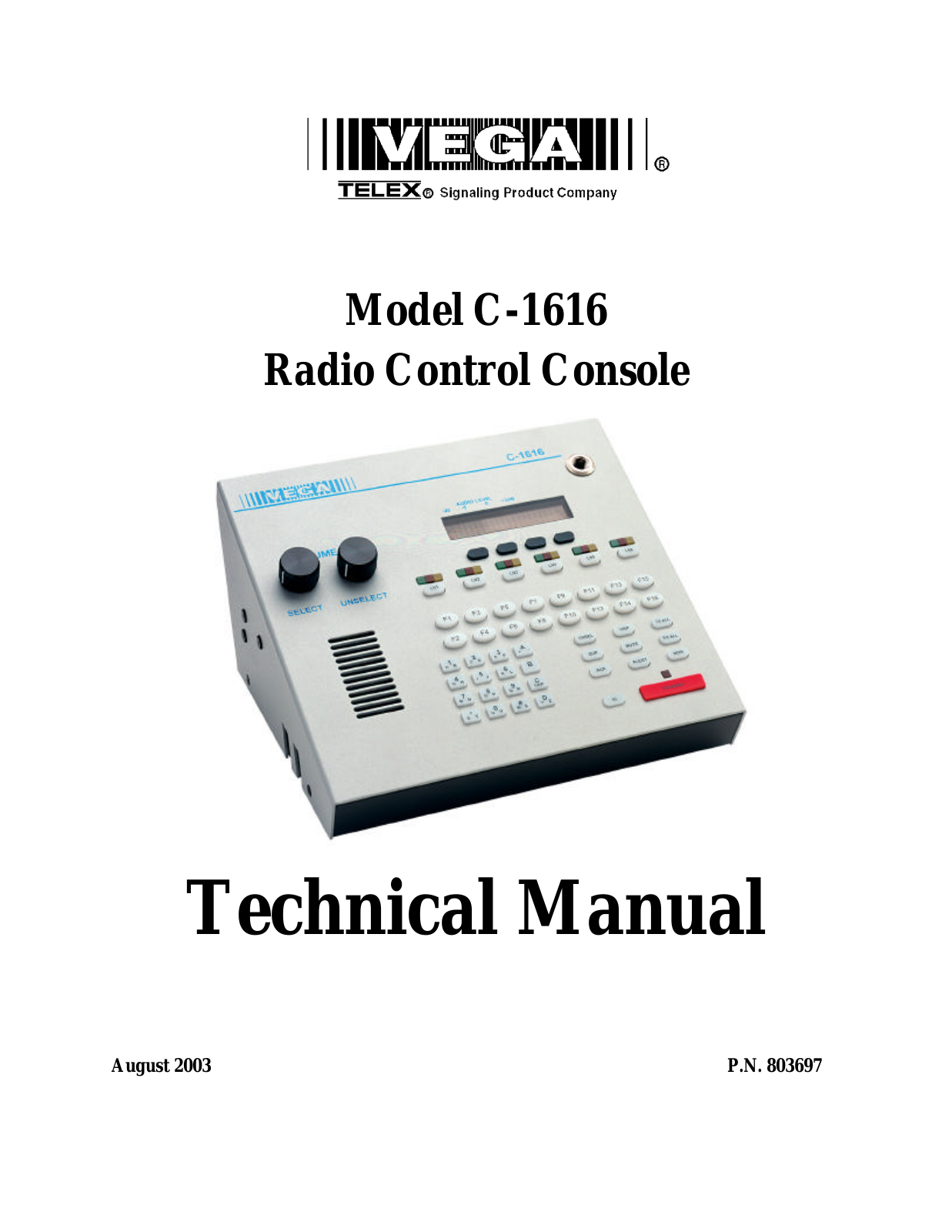Telex C-1616 User Manual