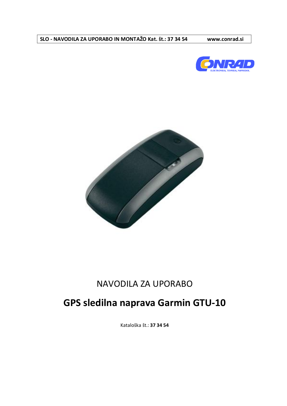 Garmin GTU 10 Operation Manual