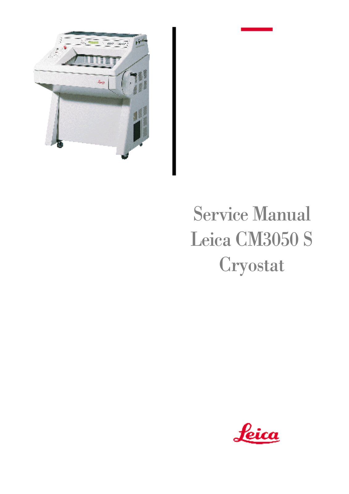 Leica CM3050 Service manual