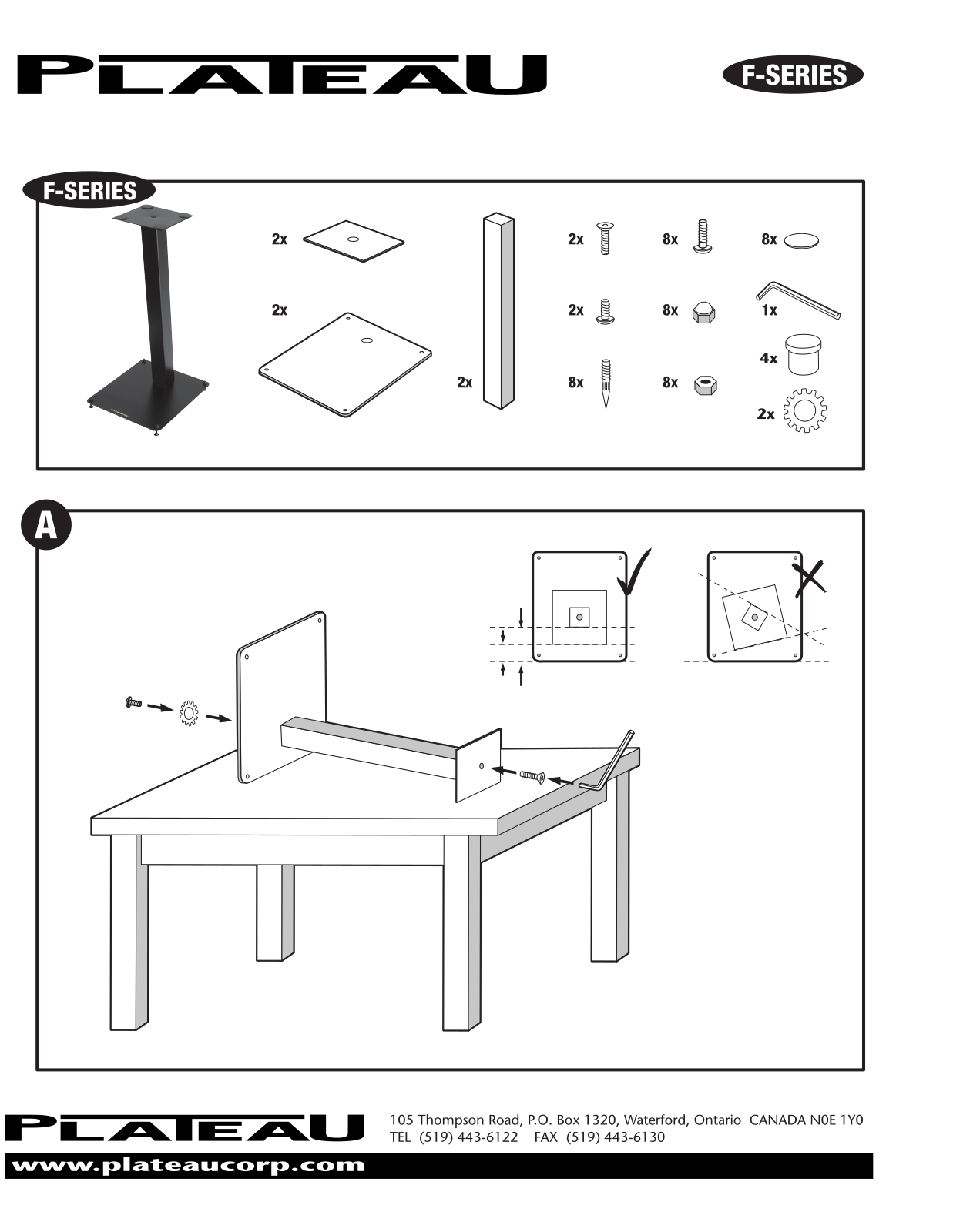 Plateau F-30 User Manual