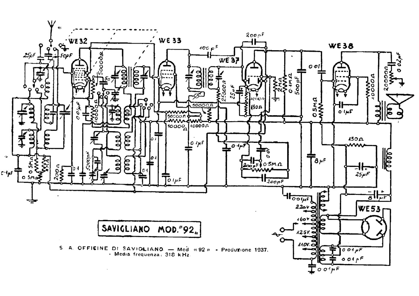 Savigliano 92 schematic