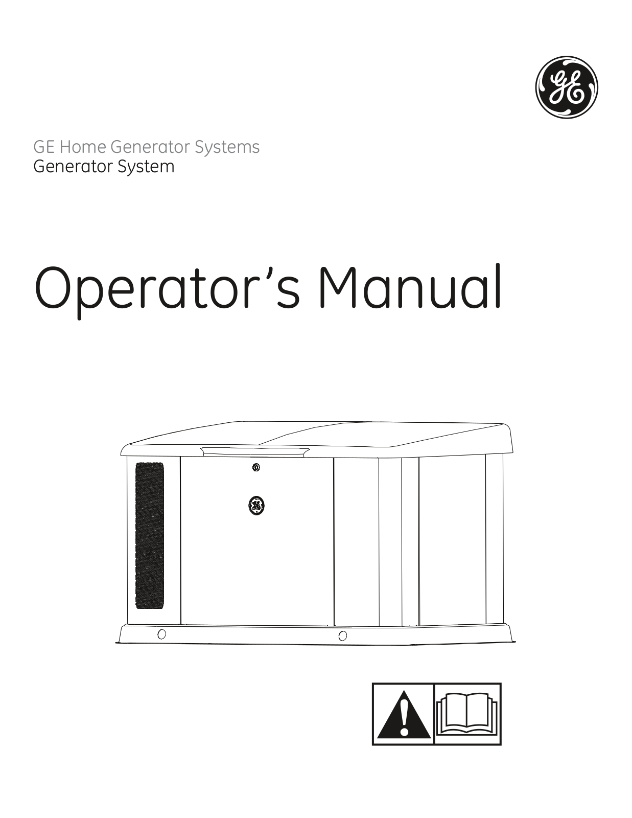 GE 17k, 20k, 15k Operator's Manual