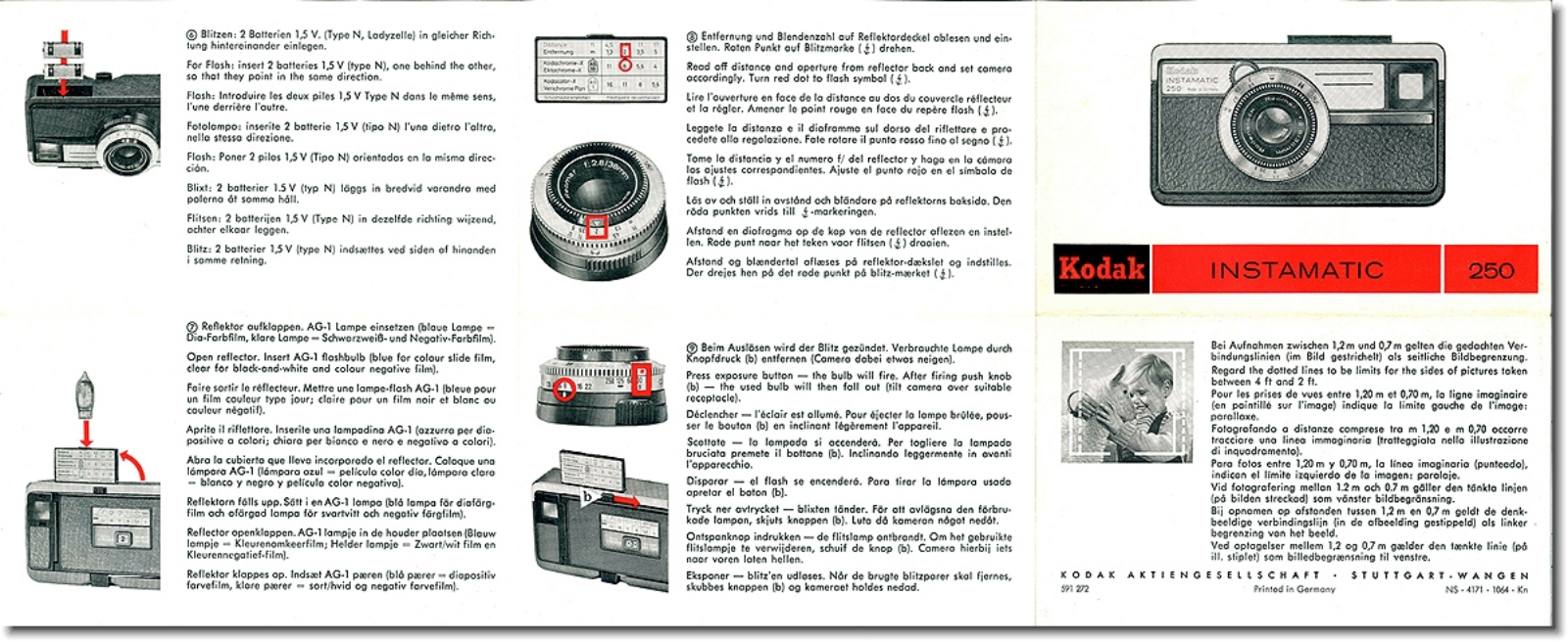 Kodak Instamatic 250 Instruction Manual