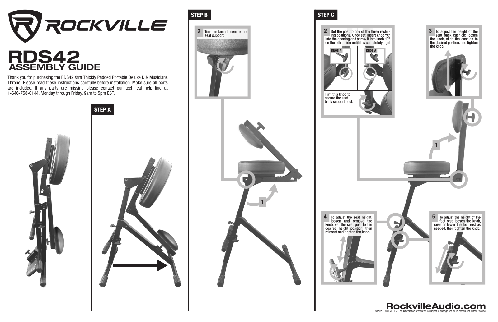 ROCKVILLE RDS42 User manual