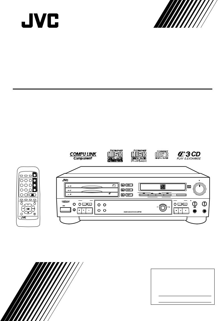 JVC XL-R5000BK User Manual