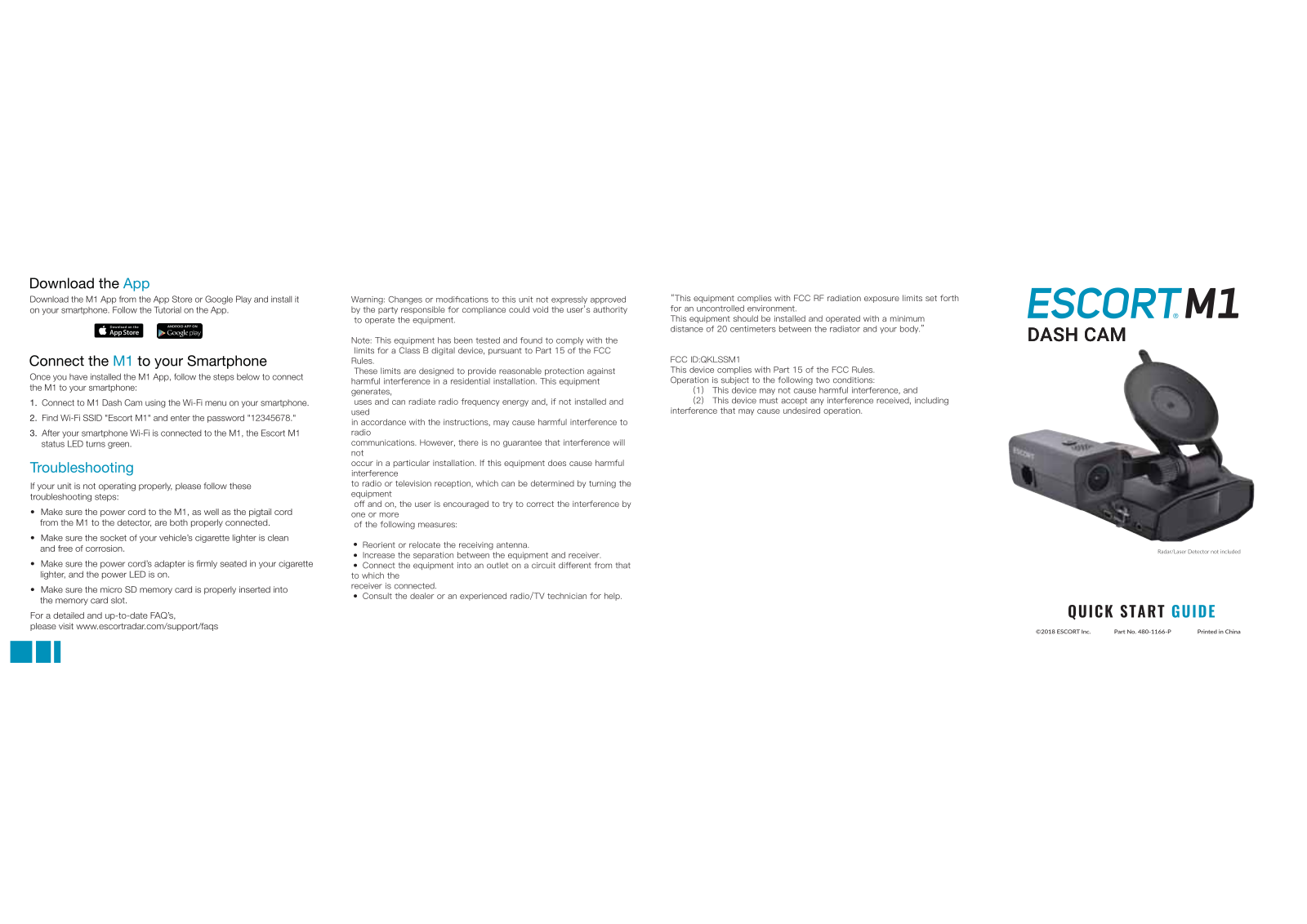 Escort orporated SSM1 User Manual - ManualMachine.com