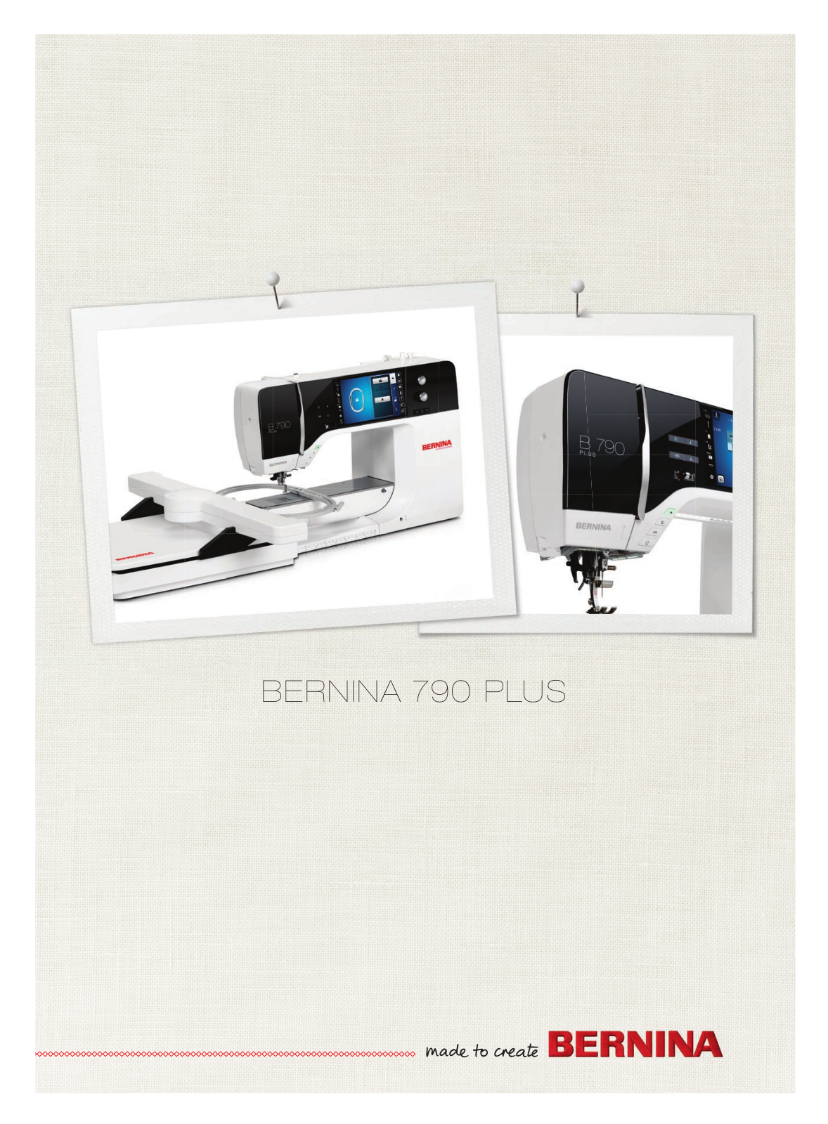 Bernina 790 Plus operation manual