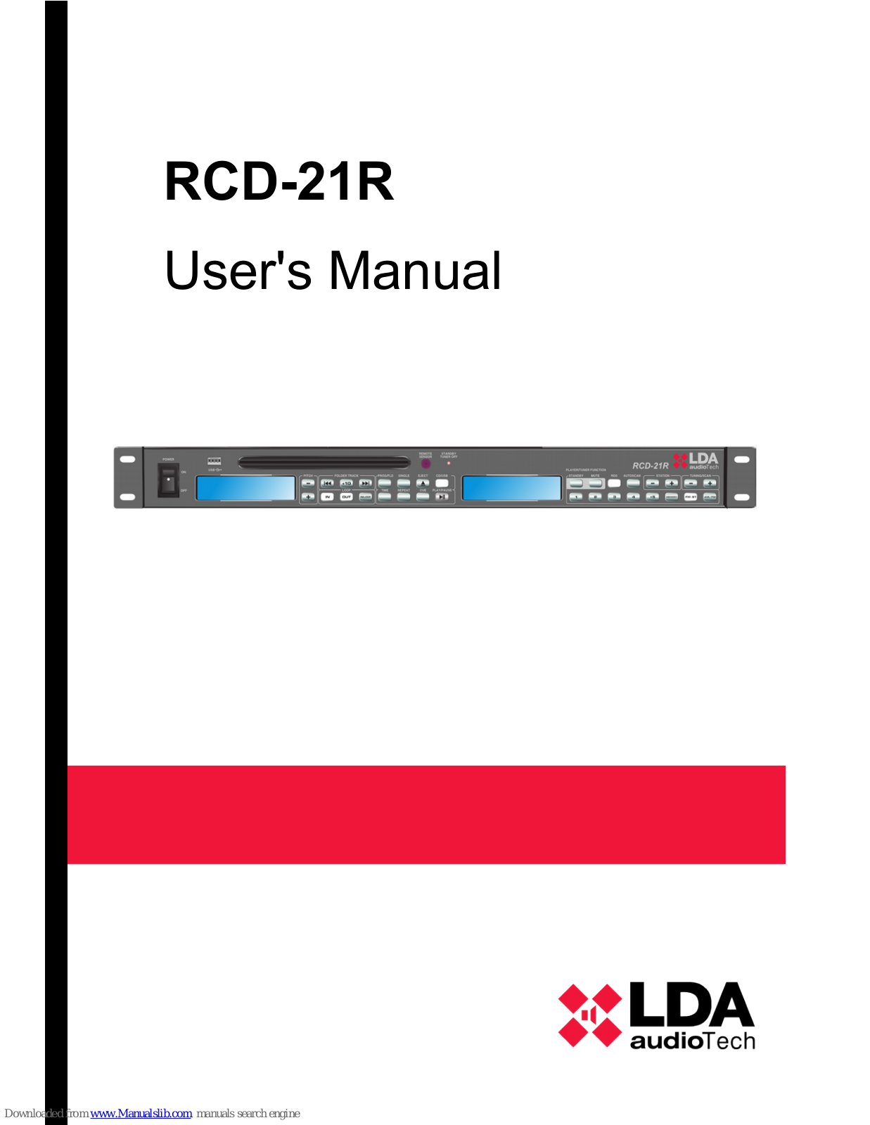 LDA Audio Tech RCD-21R User Manual