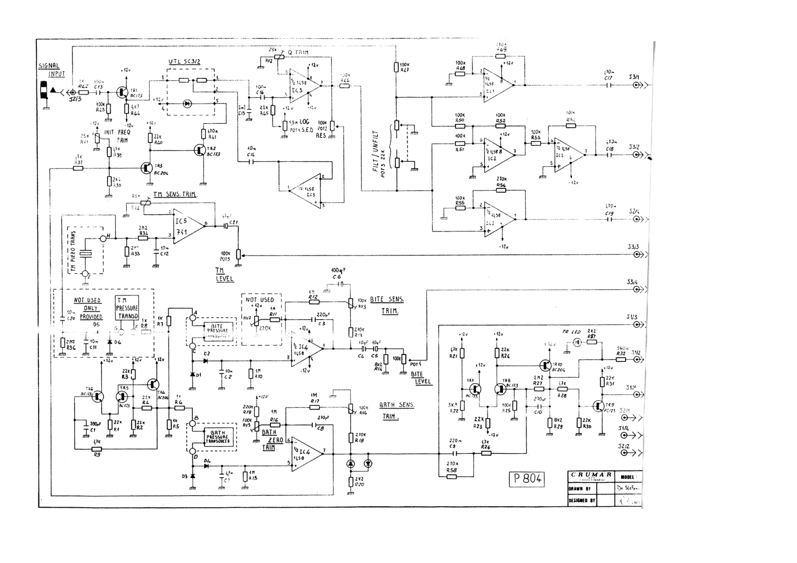 Other C Crumar-P804 Schematic - ManualMachine.com
