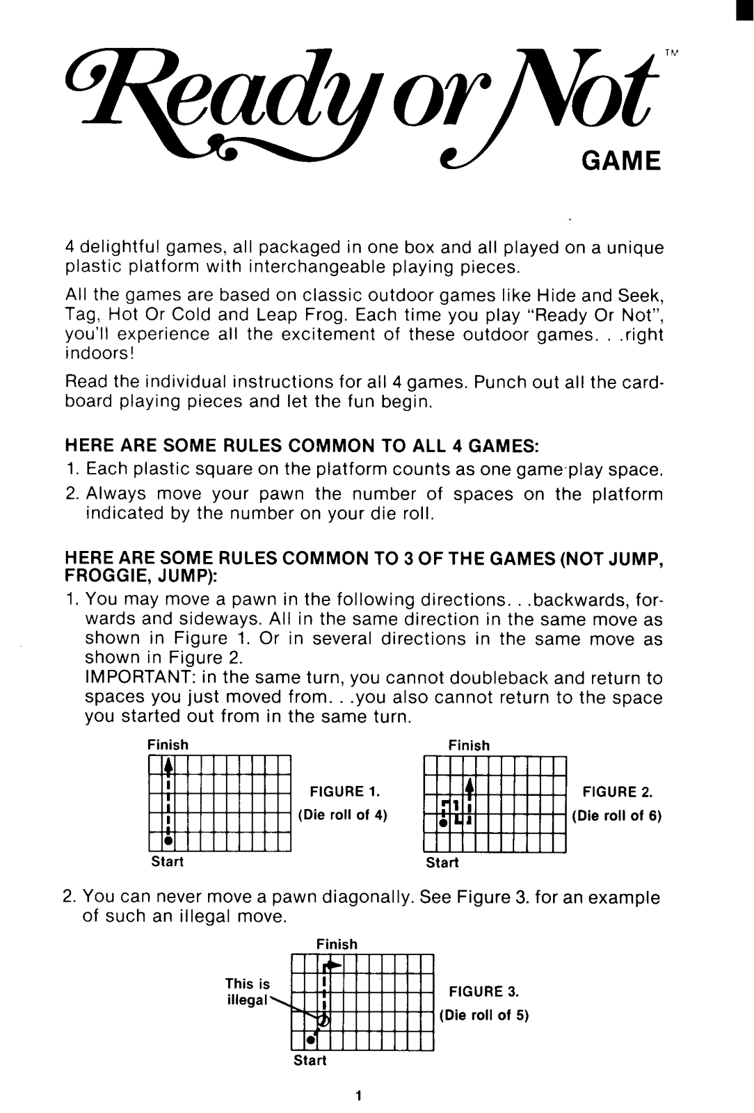 Hasbro READY OR NOT User Manual