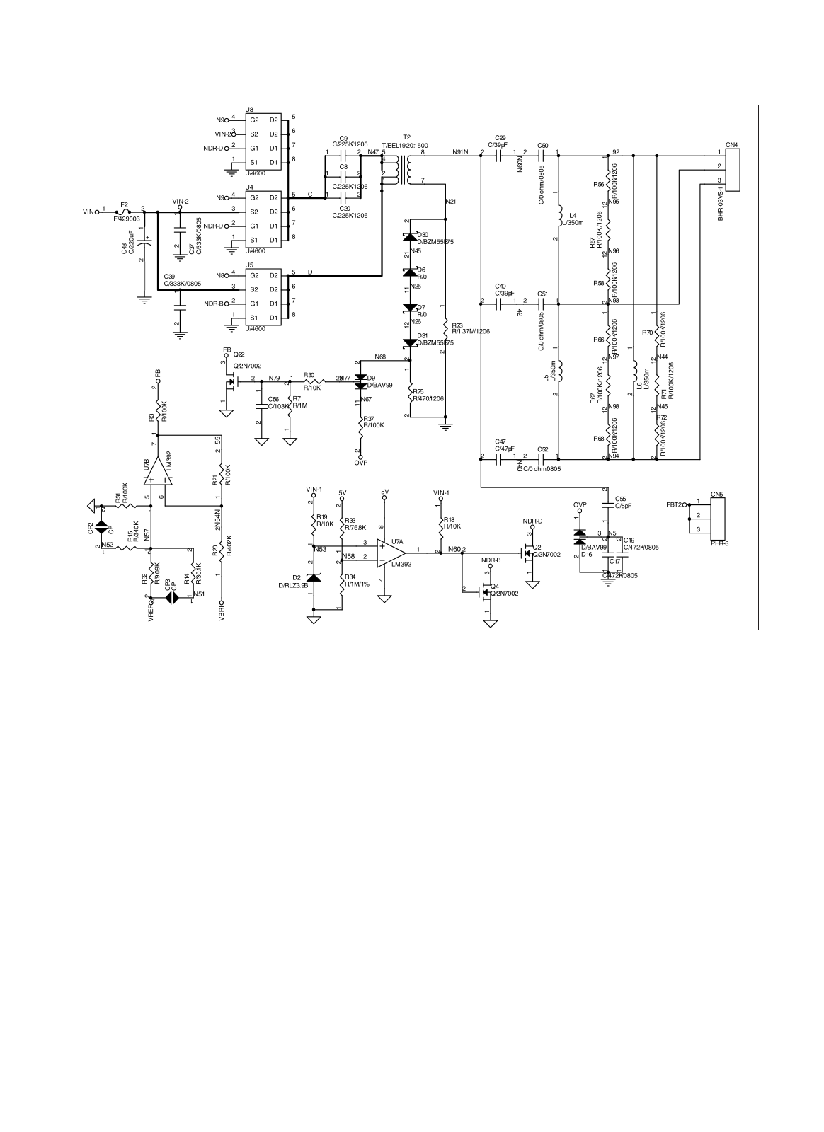 Philips LM392 Schematic