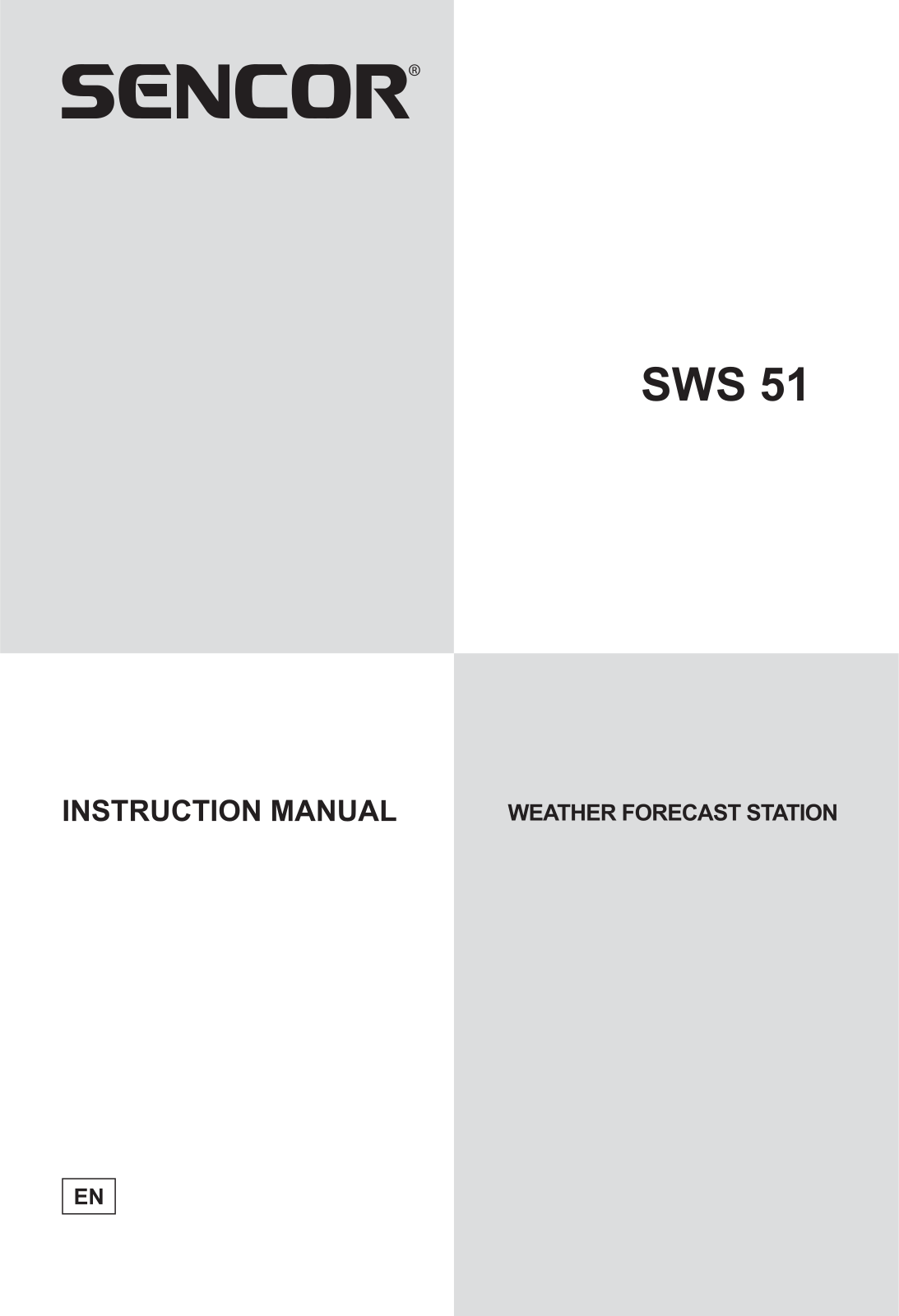Sencor SWS 51 User guide - ManualMachine.com