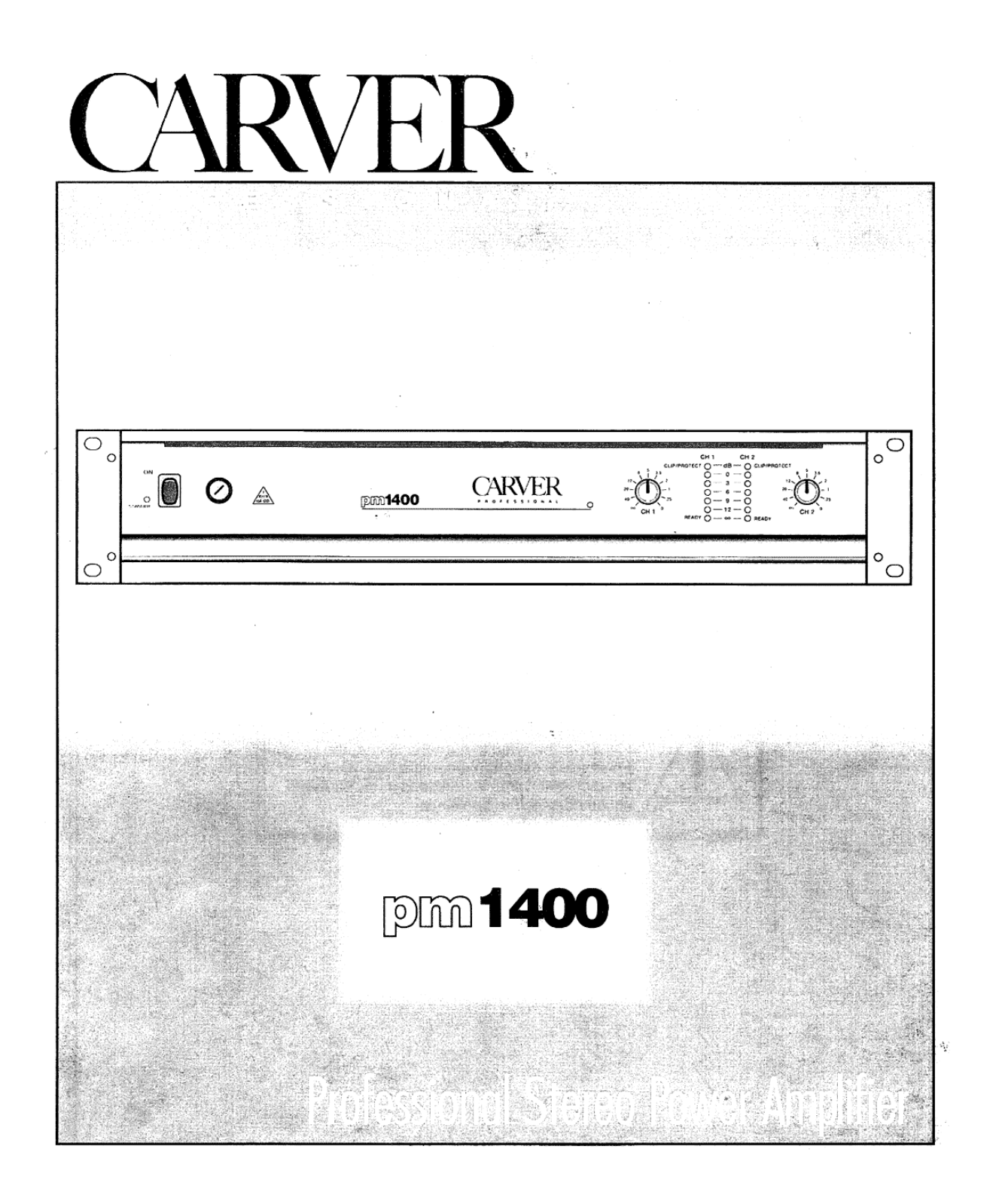 Carver Professional PM-1400 Schematic