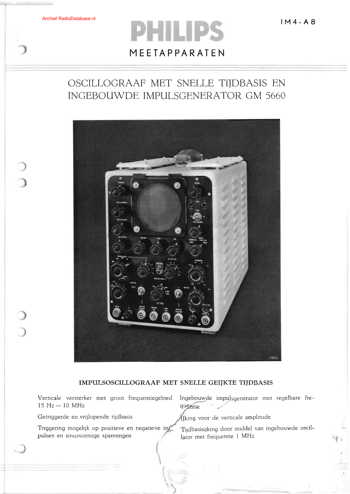 Philips GM5660 User Manual