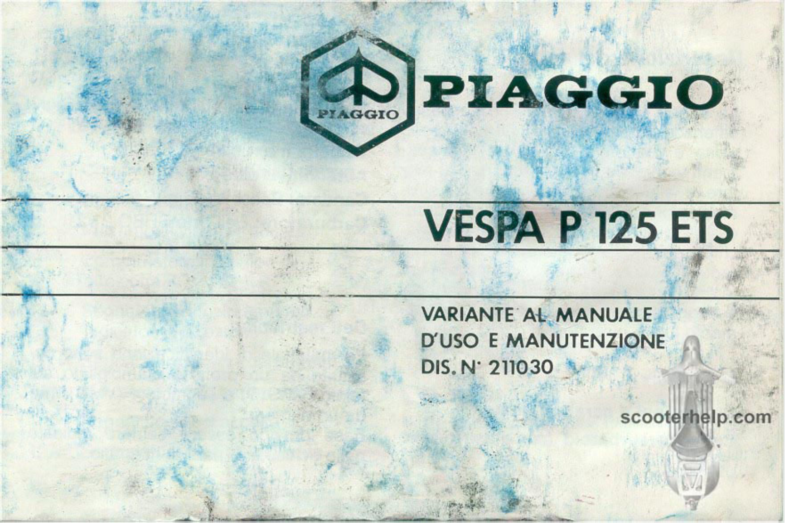 Piaggio-Vespa P125-ETS User Manual