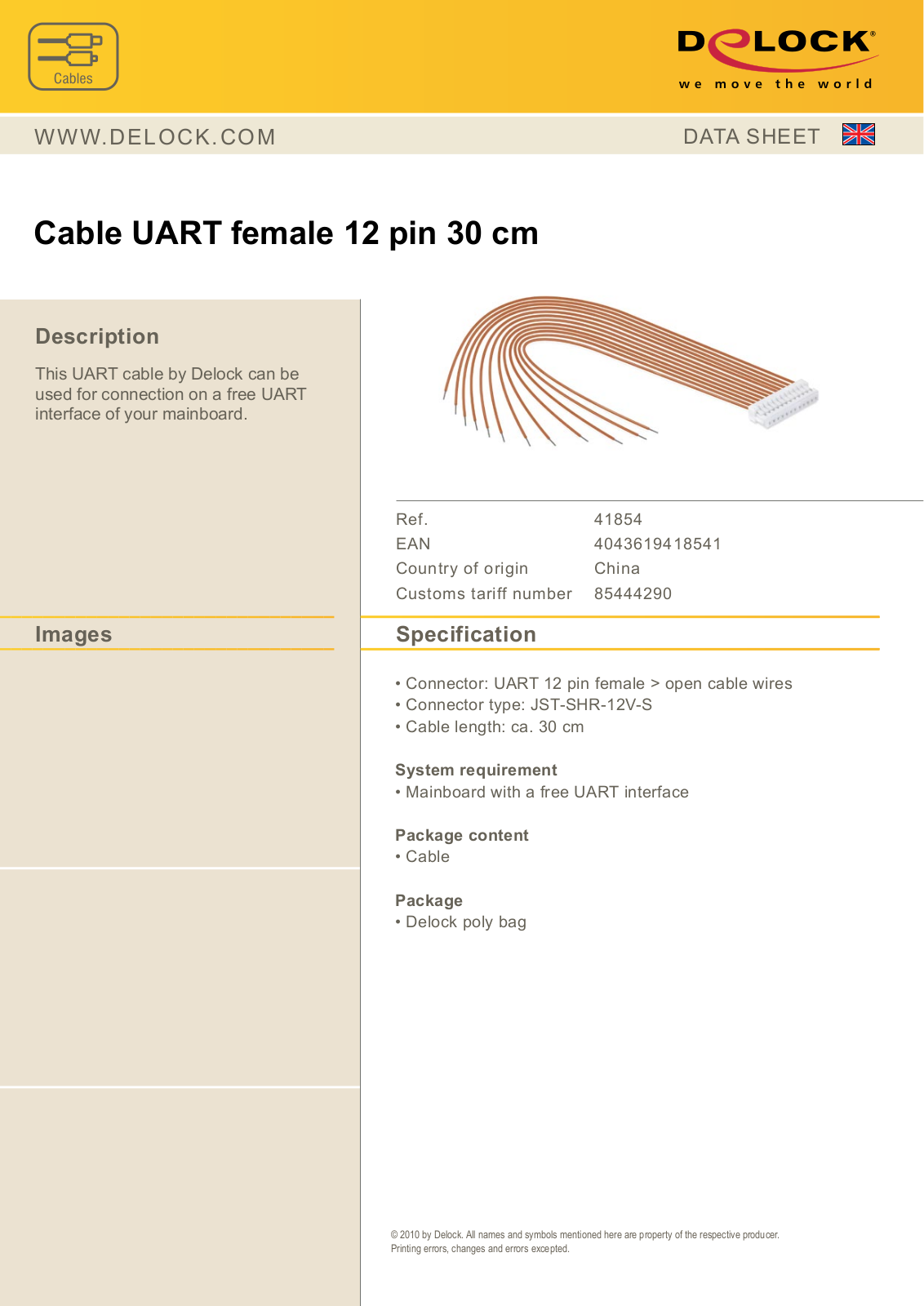 DeLOCK 41854 User Manual