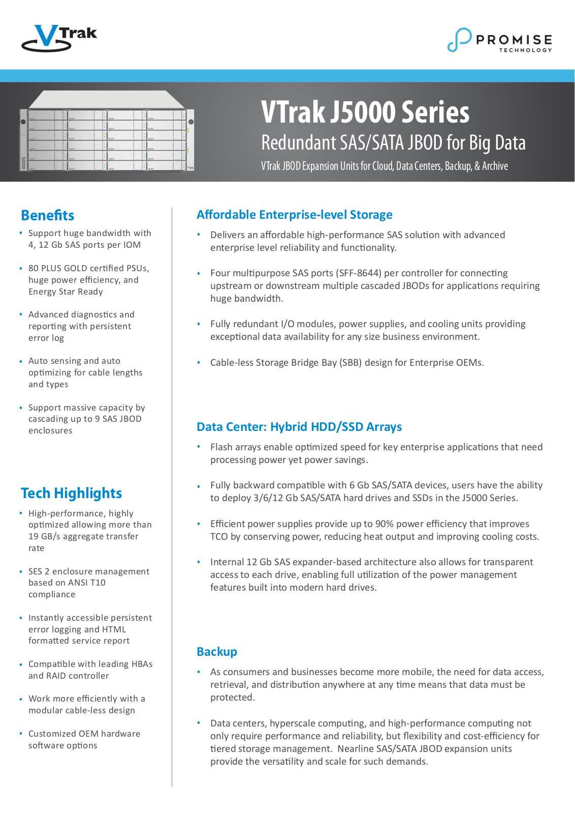 Promise J5800SS 96TB User Manual