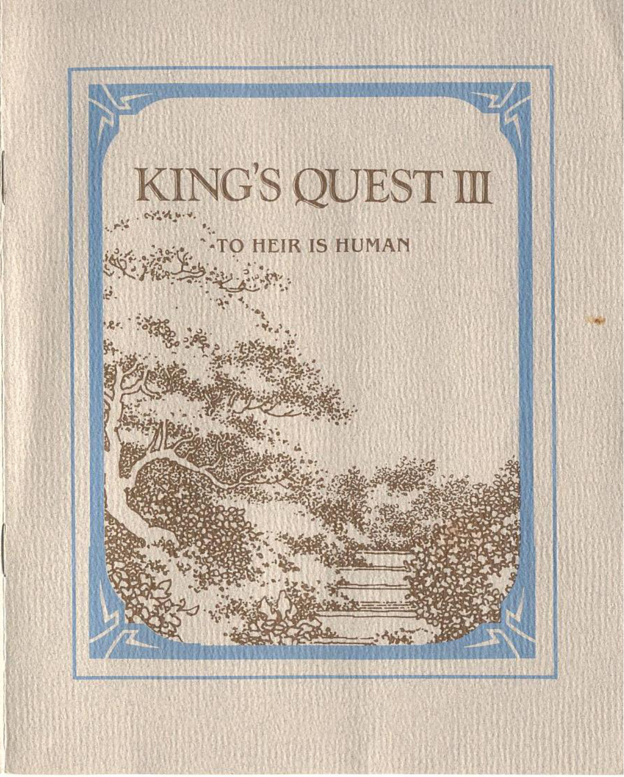 Games PC KING S QUEST III User Manual