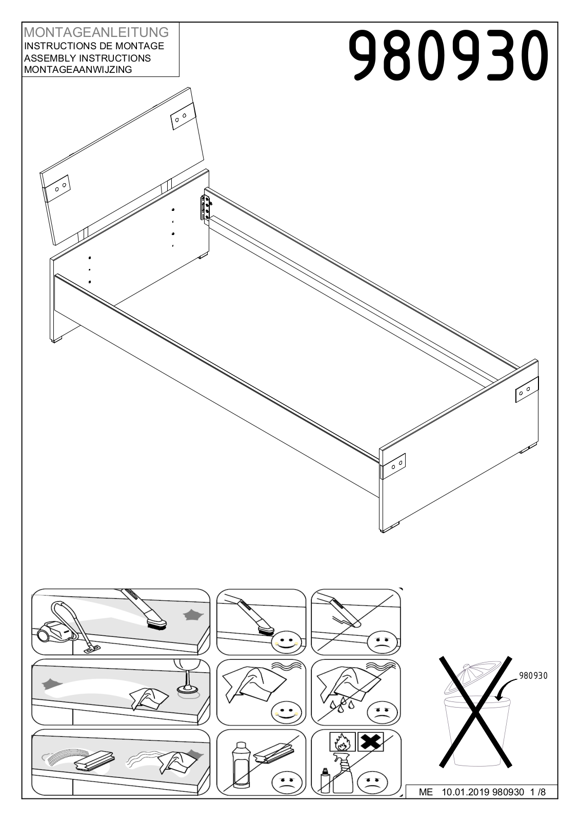 Wimex 980930 Assembly instructions