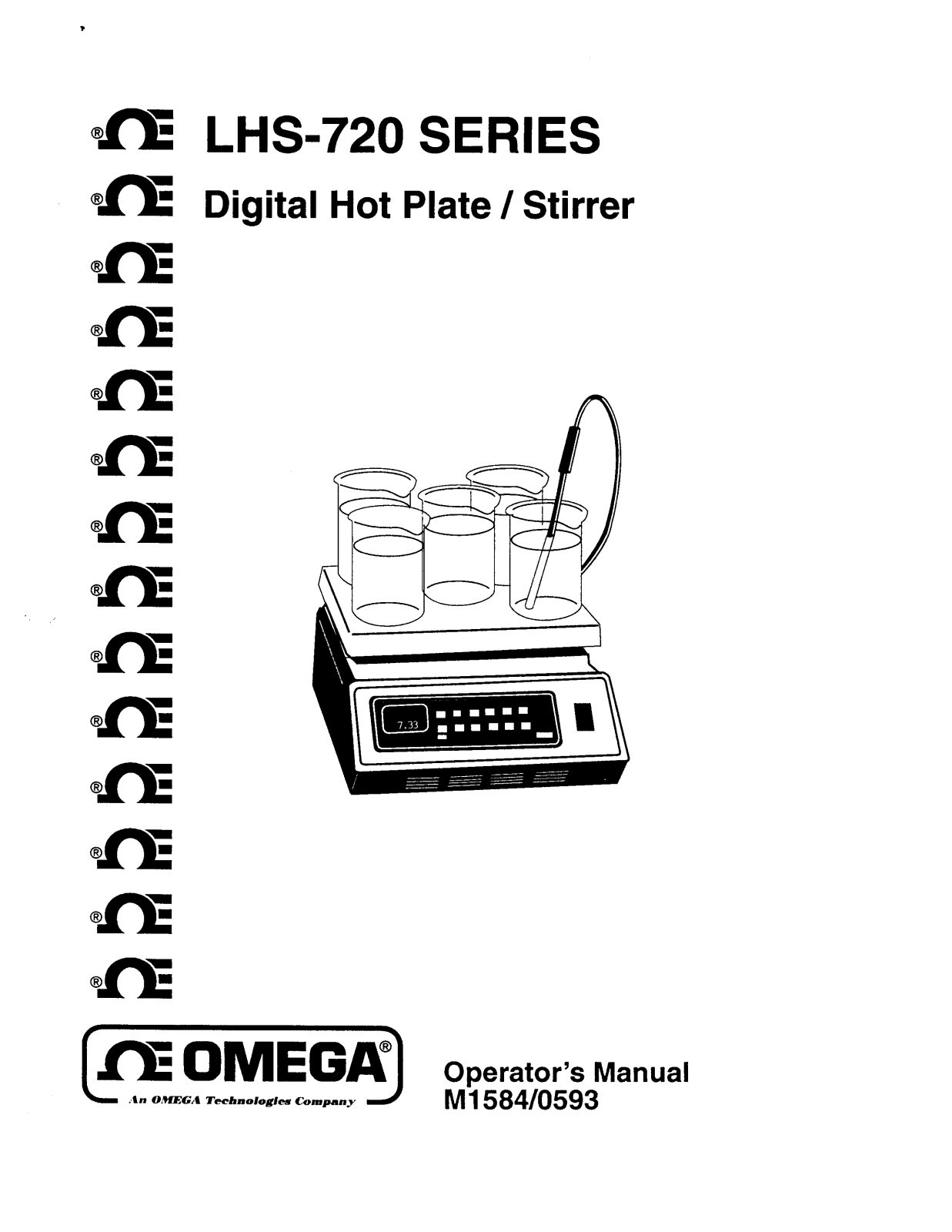 Omega Products LHS-720 Installation  Manual