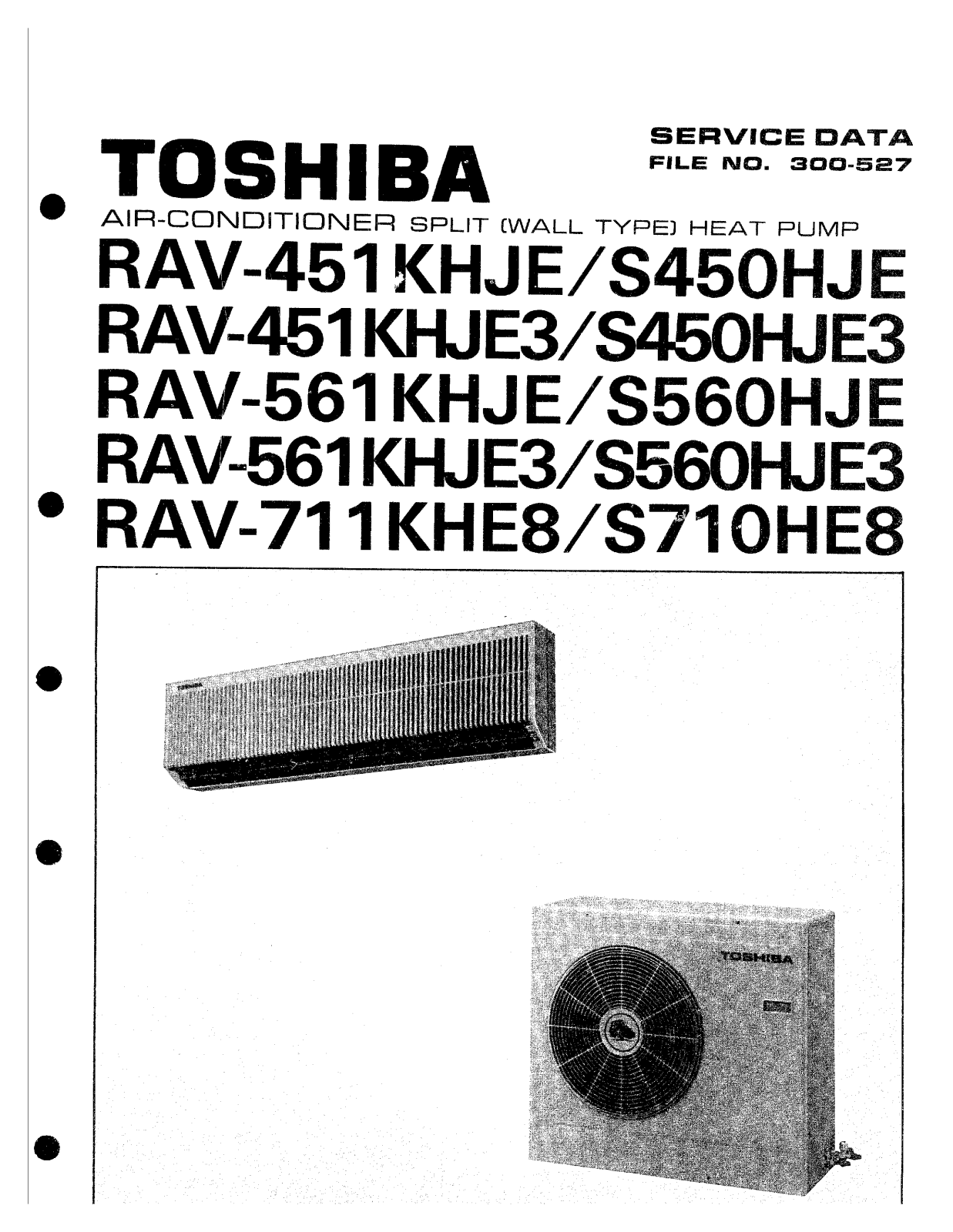 Toshiba RAV-561KHJ SERVICE MANUAL