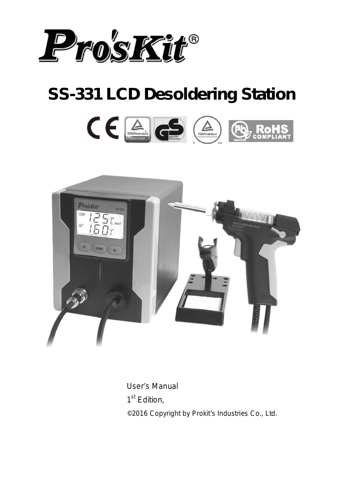 Eclipse Tools SS-331E Instructions manual
