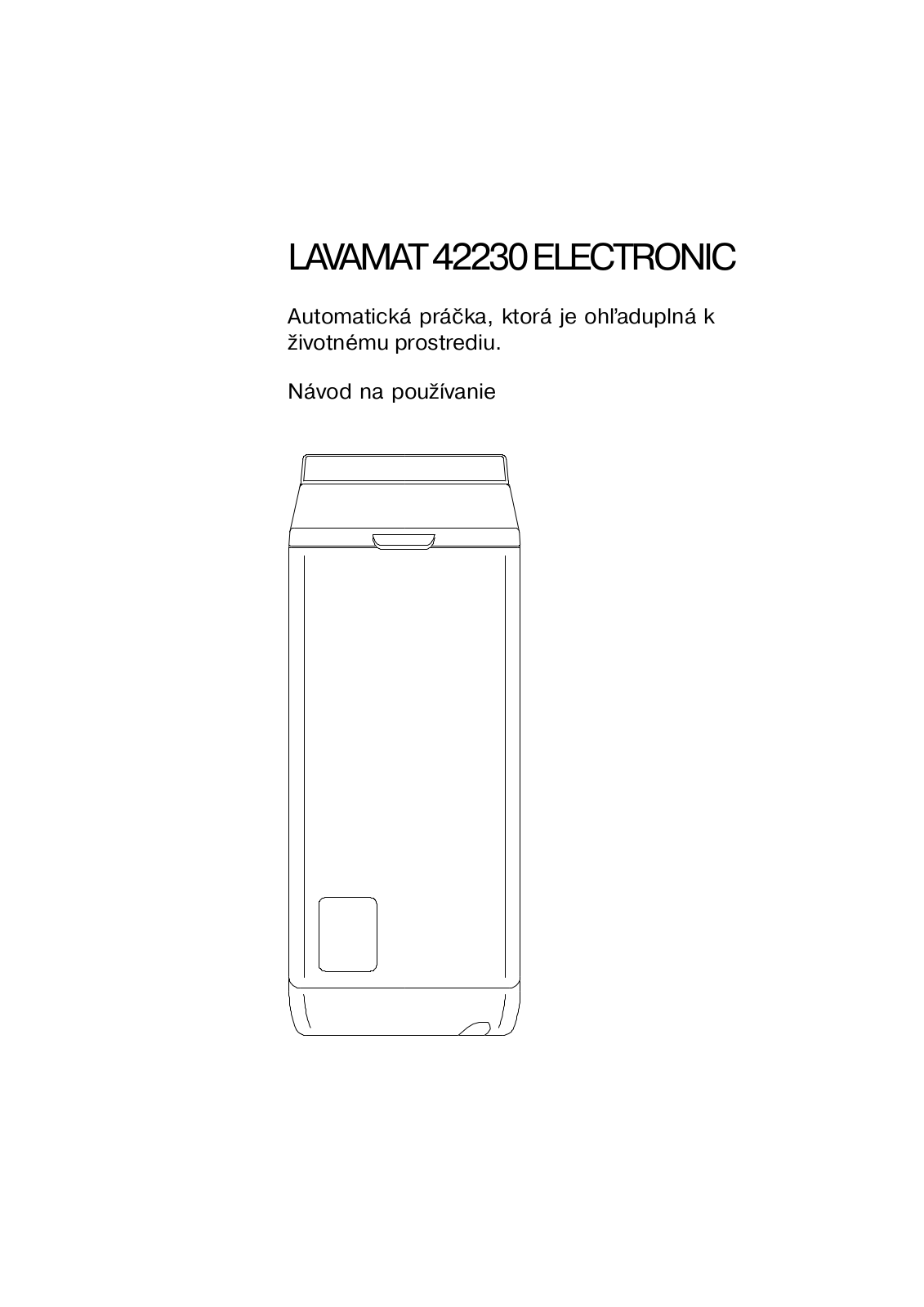 AEG LAV42230 User Manual