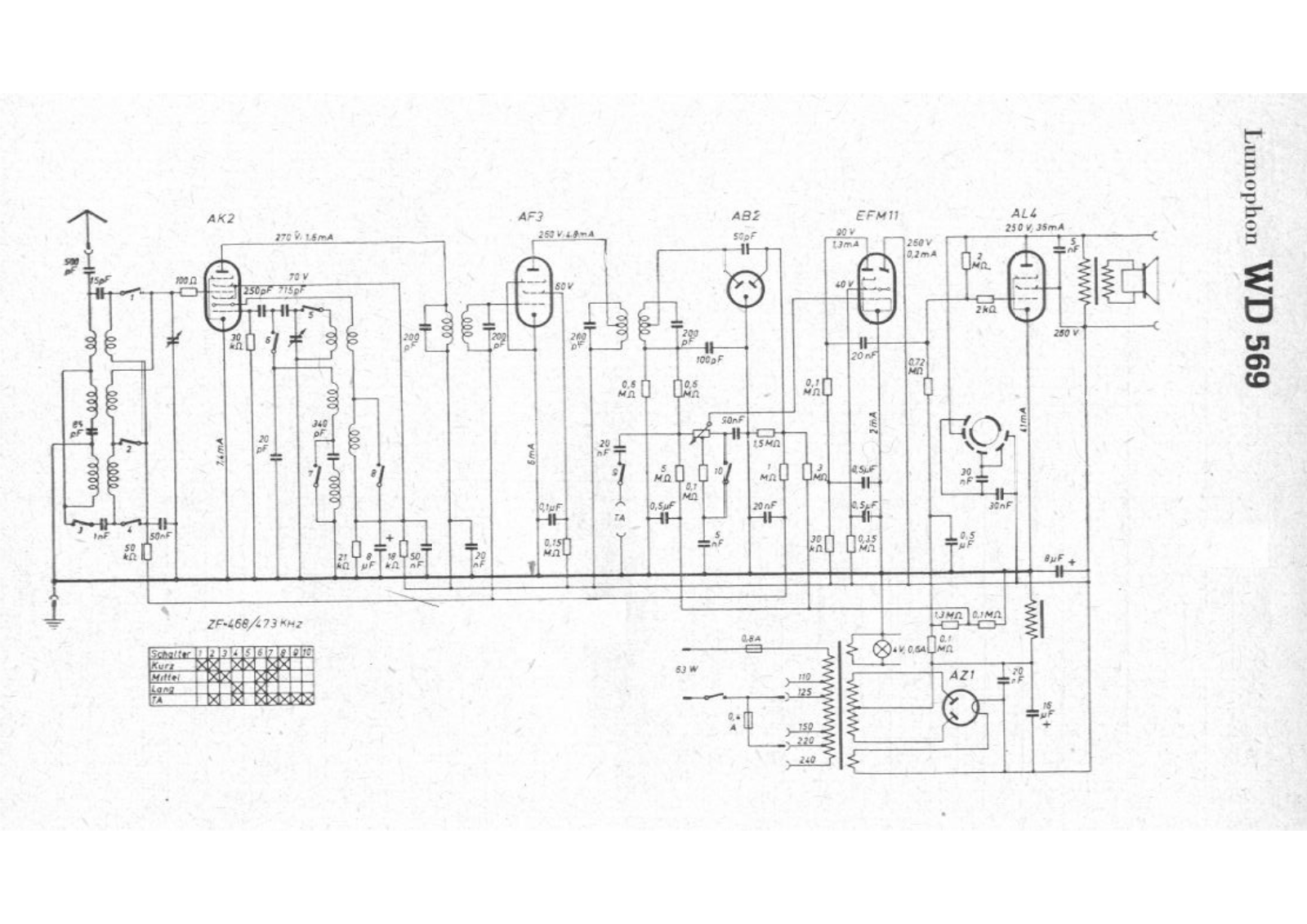 Lumophon wd569 schematic - ManualMachine.com