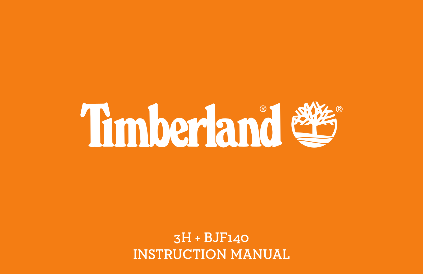 Timberland 3H + BJF140 User guide - ManualMachine.com