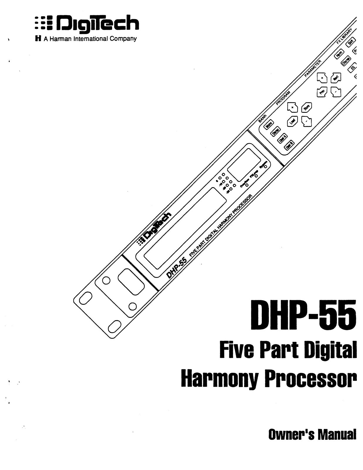 DigiTech DHP55 User Manual