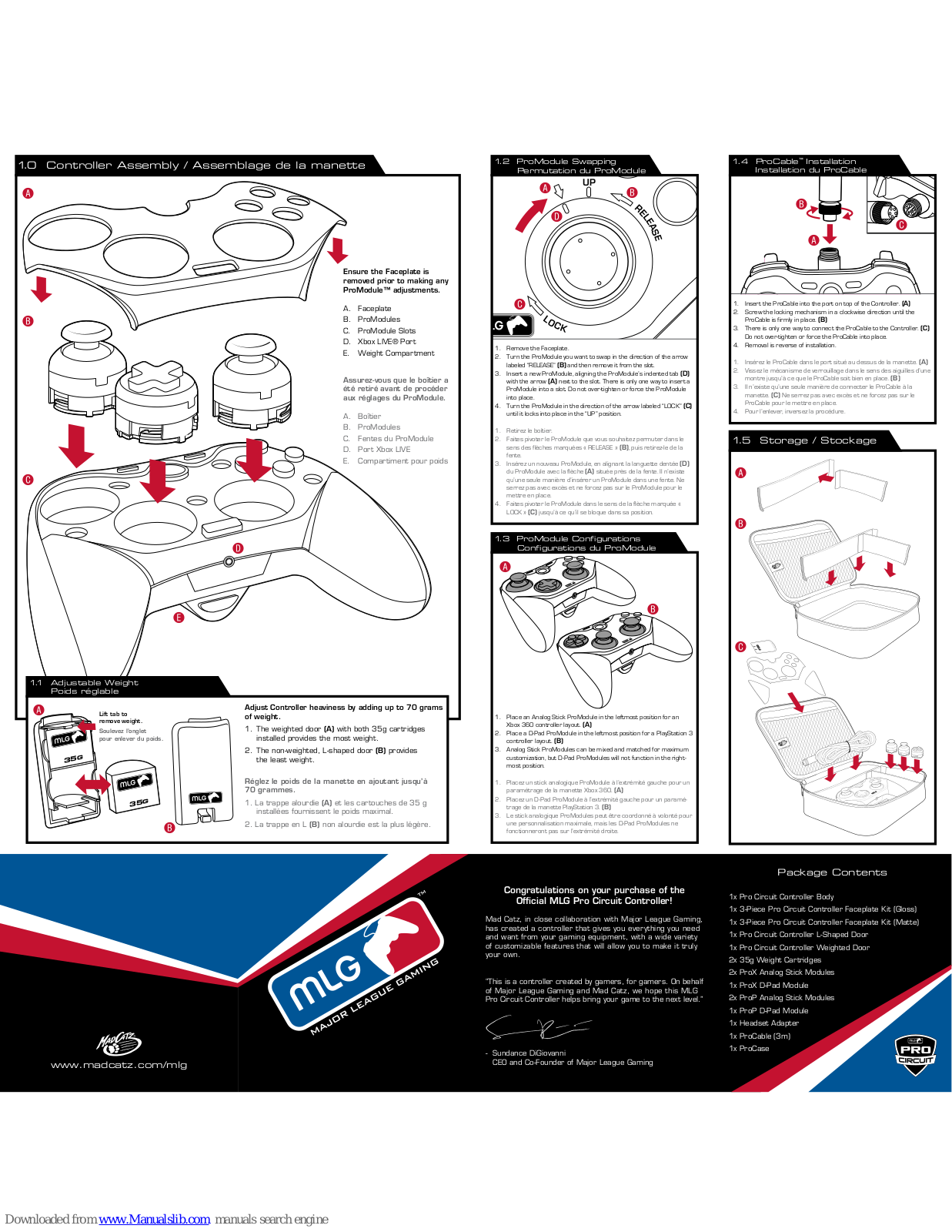 Mad Catz MLG Pro Circuit User Manual