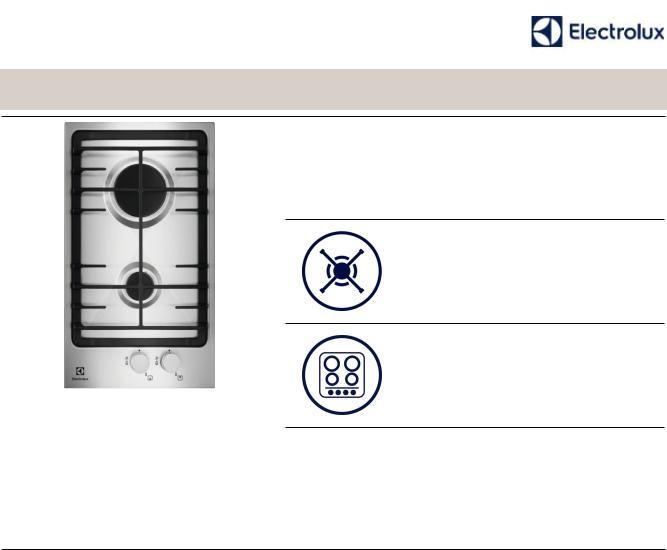 Electrolux EGG3322NVX product sheet