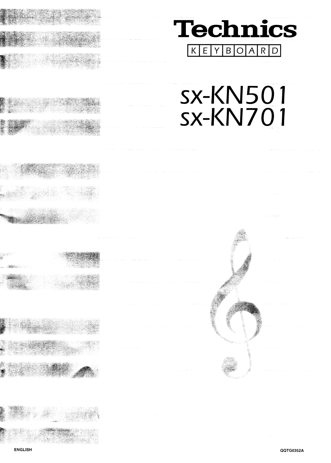 Technics SX-KN501, SX-KN701 User Manual