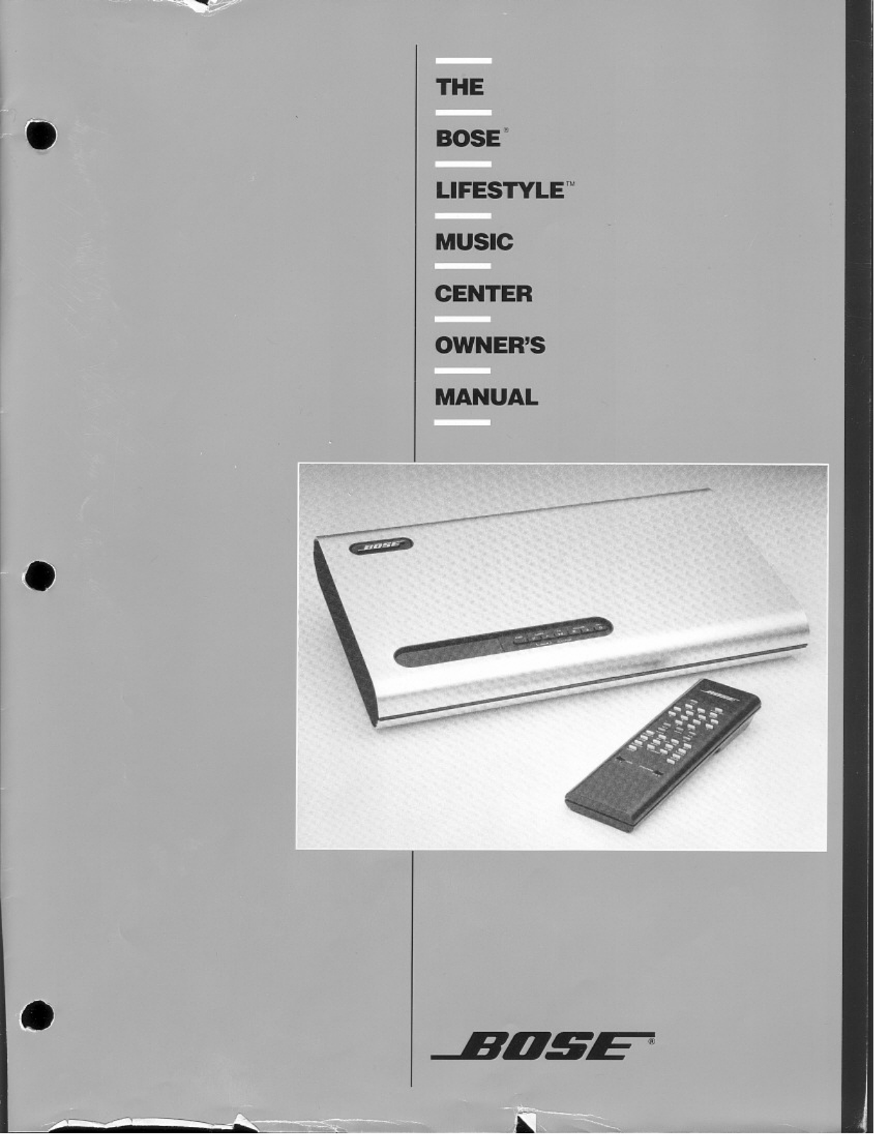 Bose Lifestyle 10 Owner Manual