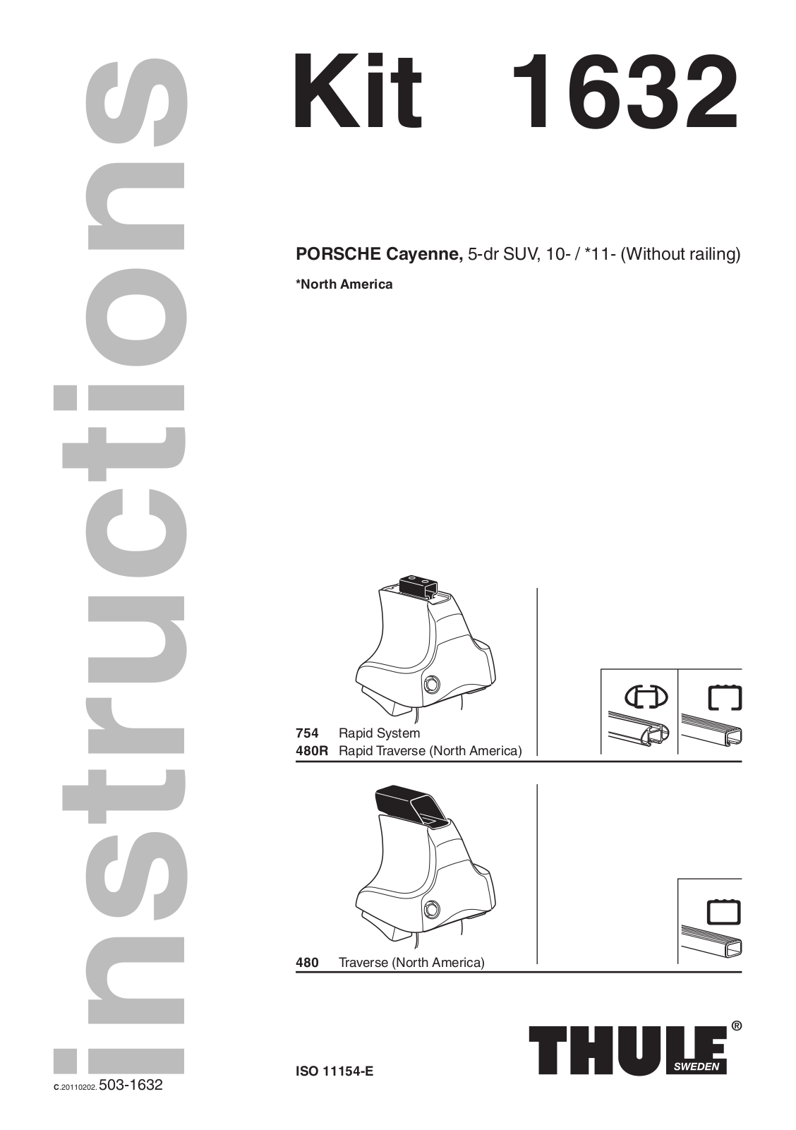 THULE 1632 User manual - ManualMachine.com