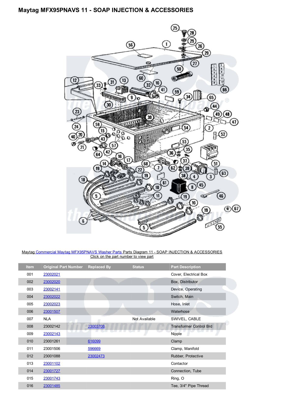 Maytag MFX95PNAVS Parts Diagram