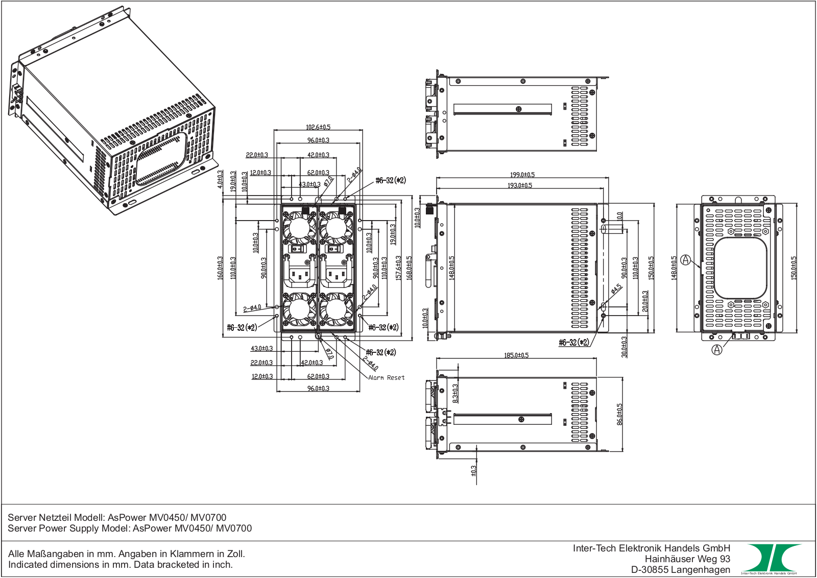 Inter-Tech ASPower R2A-MV0450 operation manual