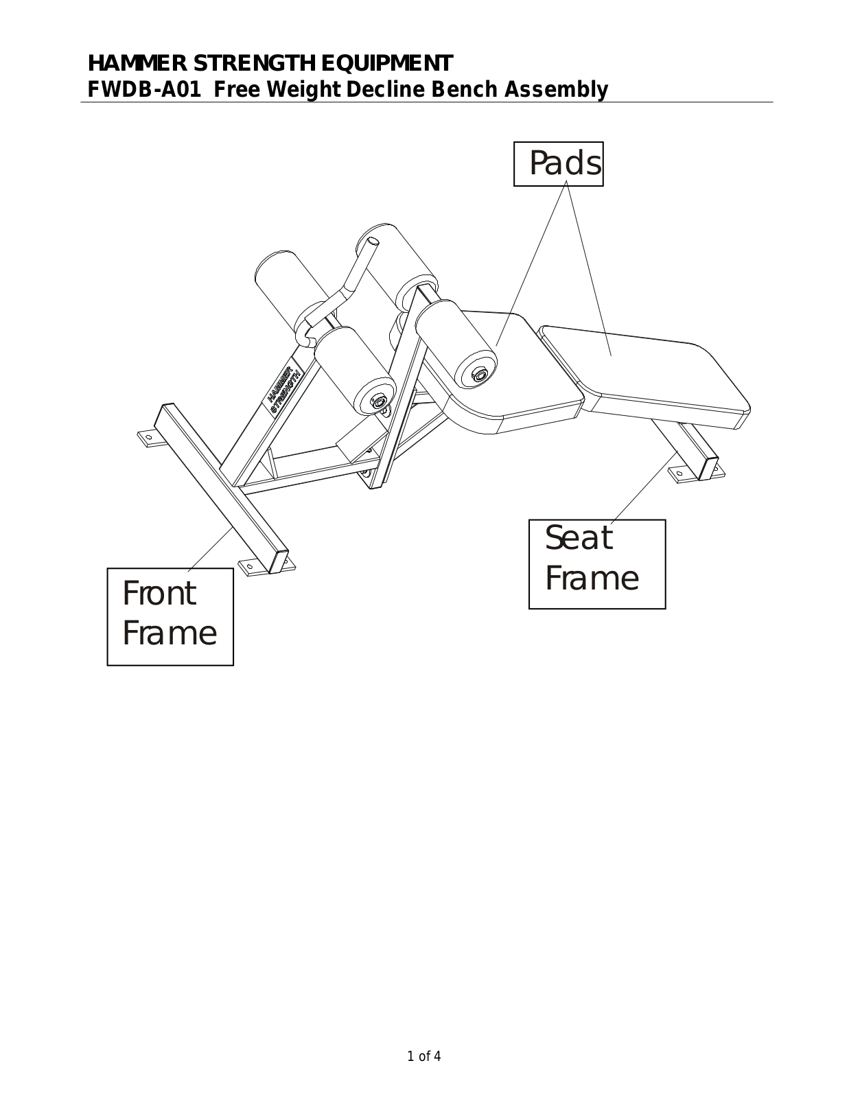 Life Fitness FWDB-A01 User manual