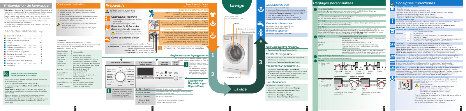 SIEMENS WM16S481 User Manual