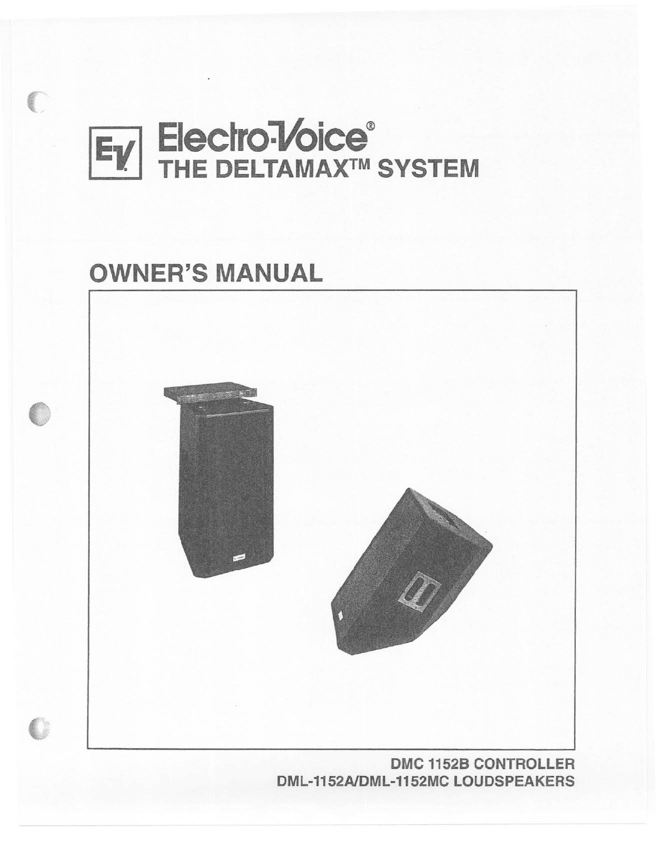 Electro-Voice DML-1152MC, DML-1152A User Manual