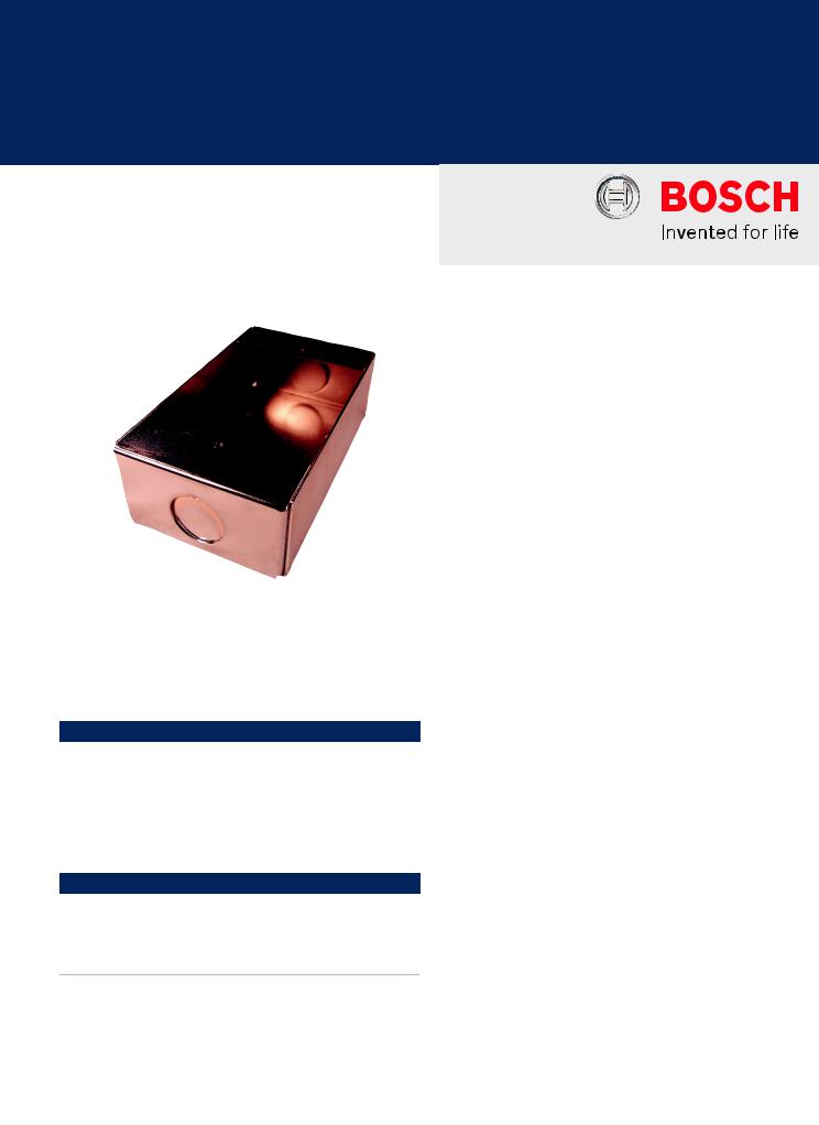 Bosch D372C Specsheet