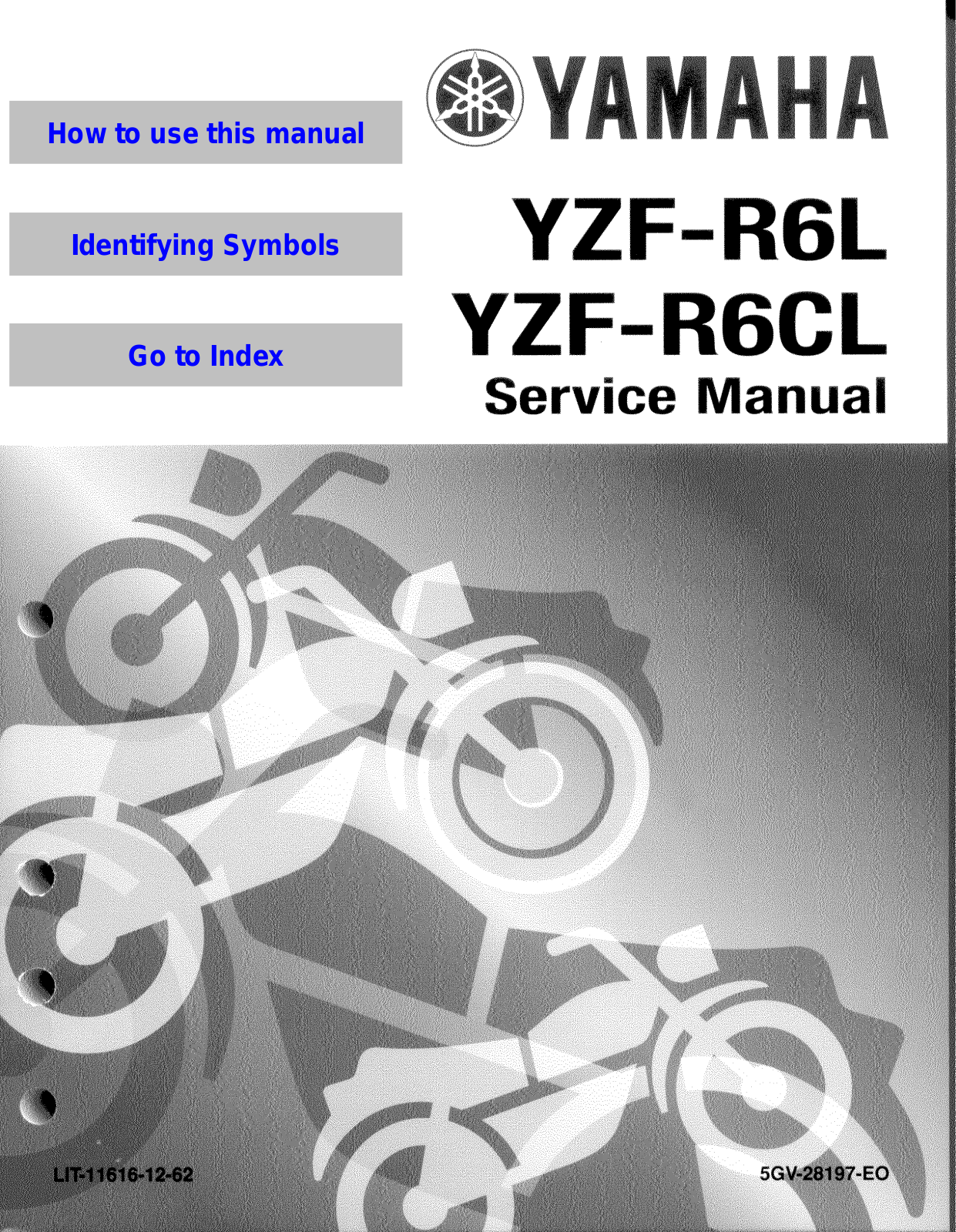 Yamaha R6 99-02 Service Manual