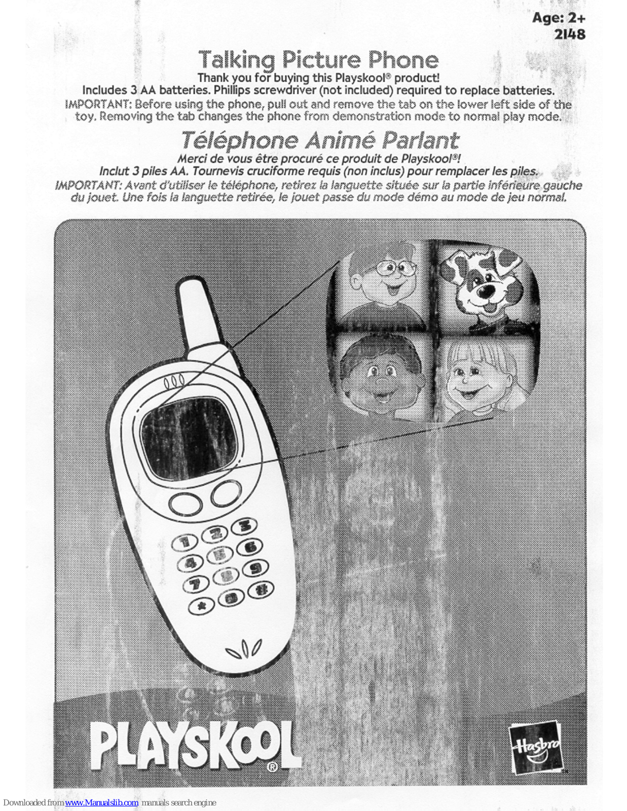 Playskool 2148 Instructions Manual - ManualMachine.com