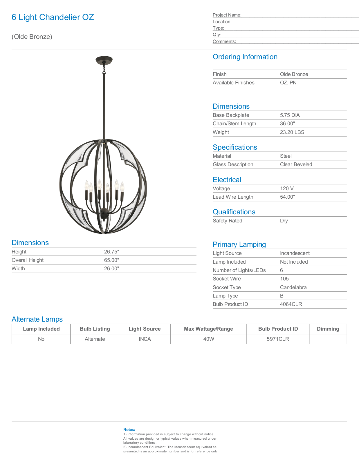 Brayden Studio W007433383 Specifications - ManualMachine.com