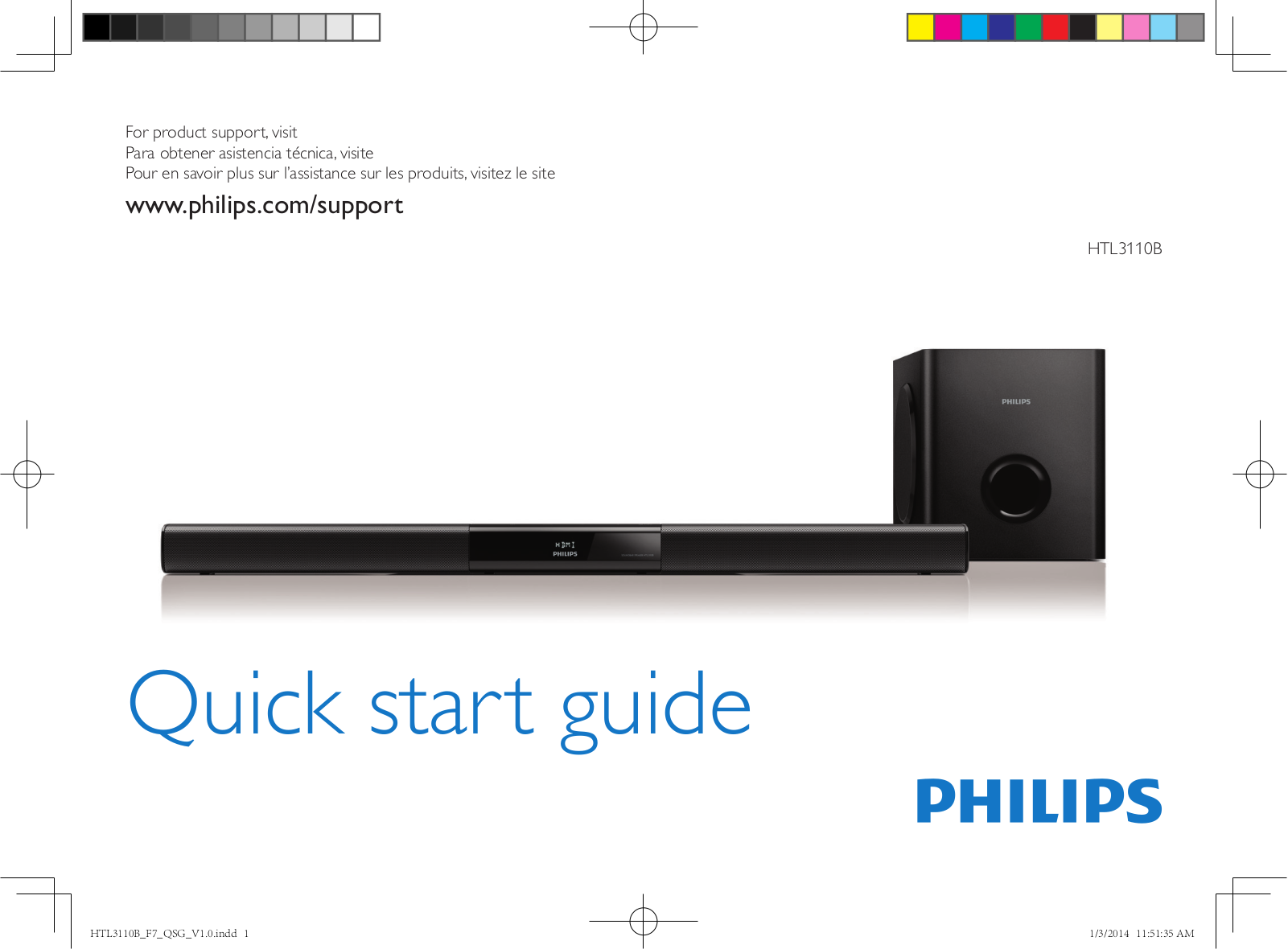 Philips HTL3110B-F7 User Manual