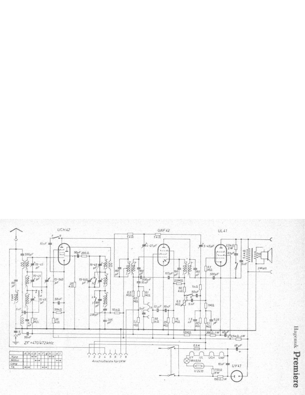 Hagenuk Premiere Cirquit Diagram