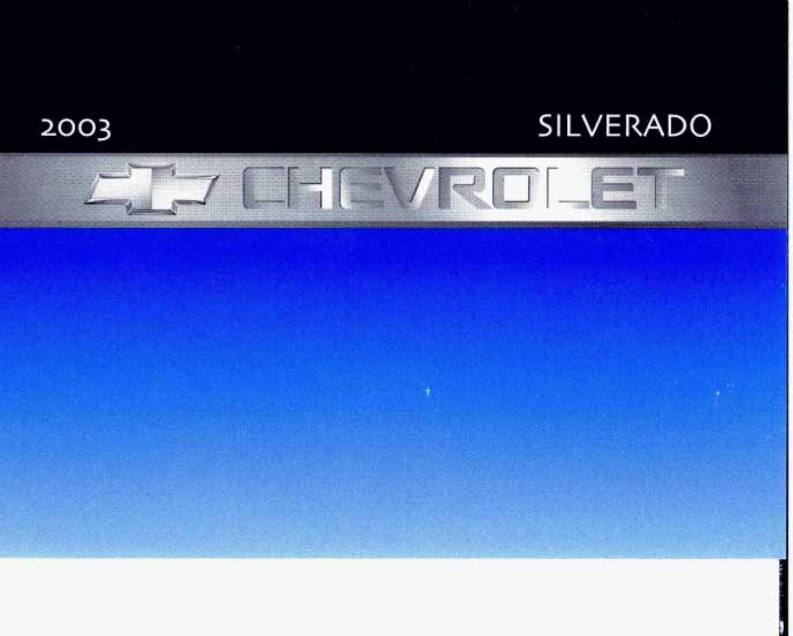 Chevrolet Silverado 1500 2003 Owner's Manual