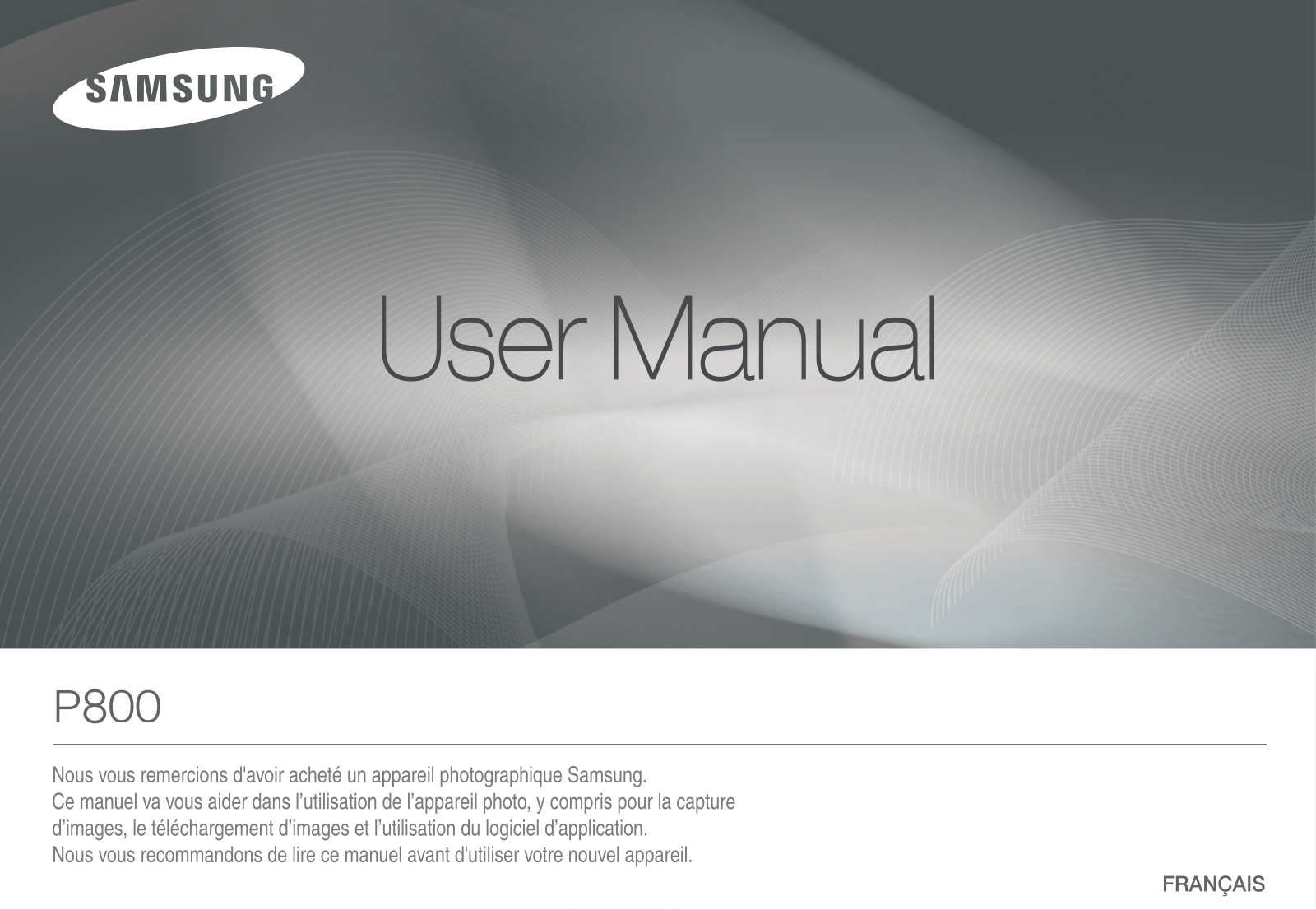 SAMSUNG P800 User Manual