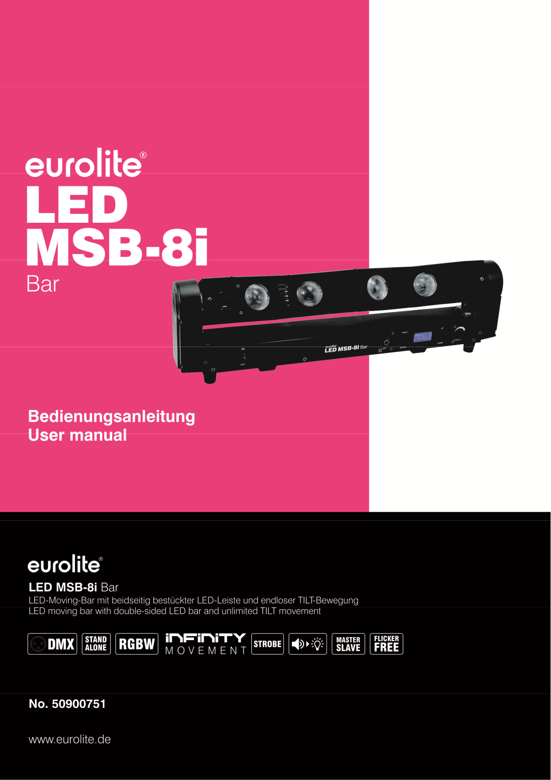 Eurolite LED MSB-8i Bar operation manual